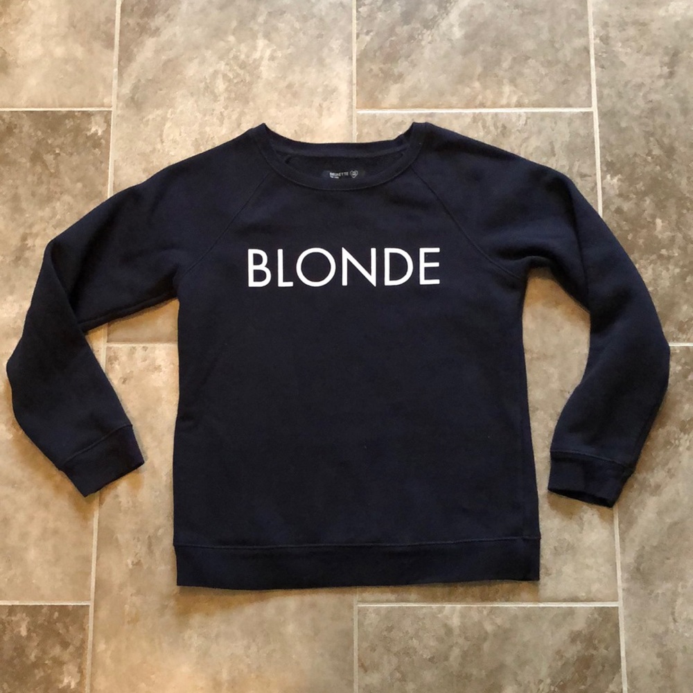BLONDE cotton fleece kids 10-12